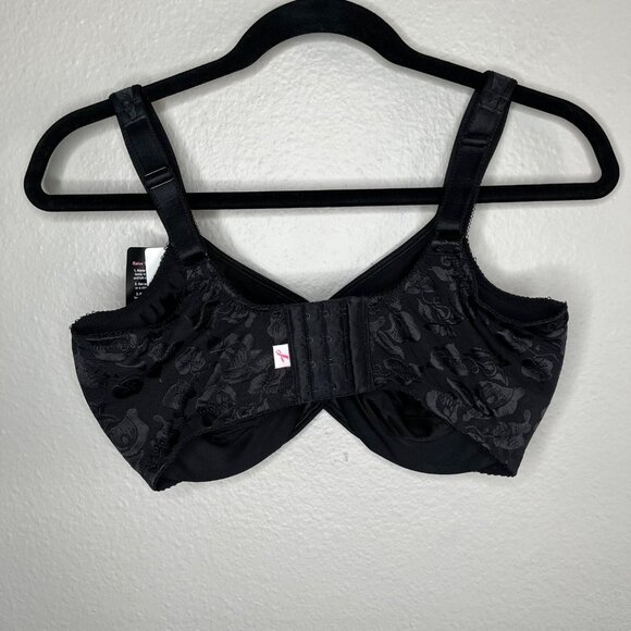 Wacoal Womens Black Awareness Underwire Full Coverage Bra 36DDD 85567 - Picture 7 of 8